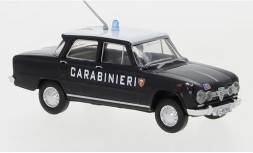 Coche miniatura Alfa Romeo Giulia 1/87 Brekina 1600 Carabineri 1962 Dachnummer 54 Alfa Romeo Giulia 1/87 Brekina 1600 Carabineri 1962 Dachnummer 54 coche miniatura