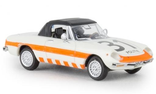 Coche miniatura Alfa Romeo Spider 1/87 Brekina Politie 31 1969 geschlossen TD Alfa Romeo Spider 1/87 Brekina Politie 31 1969 geschlossen TD coche miniatura