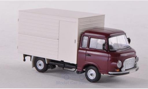 Coche miniatura Barkas B 1000 1/87 Brekina Koffer rojo Barkas B 1000 1/87 Brekina Koffer rojo coche miniatura