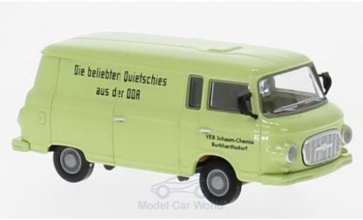 Barkas B1000 1/87 Brekina Kasten VEB Schaum-Chemie Burkhardtsdorf coche miniatura
