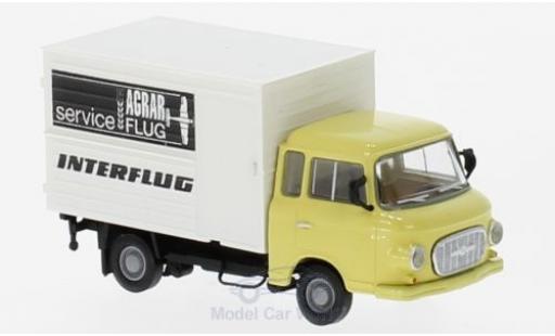Barkas B1000 1/87 Brekina Koffer Interflug Agrarservice coche miniatura