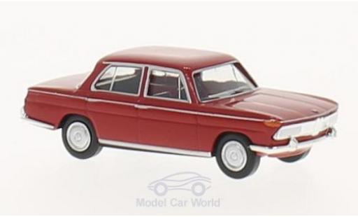 Bmw 2000 1/87 Brekina rojo coche miniatura