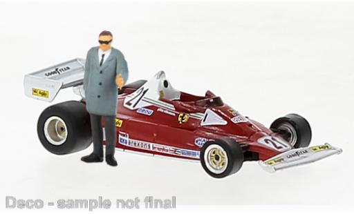 Ferrari 312 1/87 Brekina T2 avec figurine No.21 1976 coche miniatura