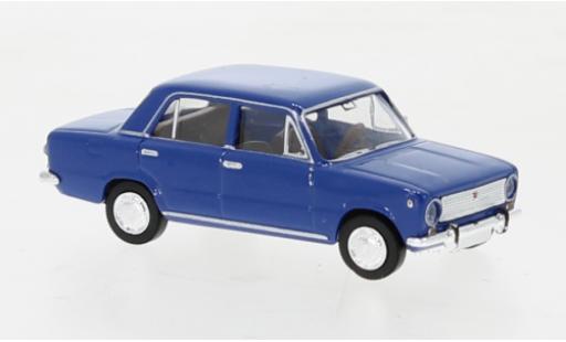 Fiat 124 1/87 Brekina azul 1966 coche miniatura