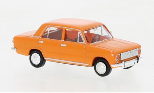 Coche miniatura Fiat 124 1/87 Brekina naranja 1966 Fiat 124 1/87 Brekina naranja 1966 coche miniatura