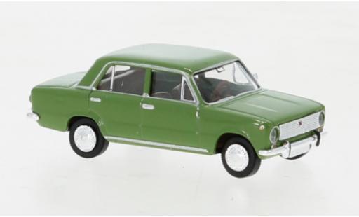 Fiat 124 1/87 Brekina vert 1966 coche miniatura