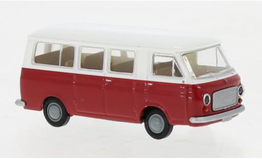 Fiat 238 1/87 Brekina bus blanche/rouge 1966 coche miniatura