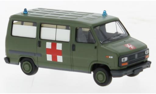 Fiat Ducato 1/87 Brekina bus Militärambulanz 1982 coche miniatura