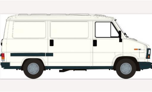 Fiat Ducato 1/87 Brekina fourgon blanche 1982 coche miniatura