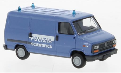 Fiat Ducato 1/87 Brekina fourgon Polizia Scientifica 1982 coche miniatura