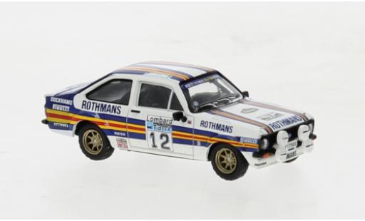 Coche miniatura Ford Escort 1/87 Brekina RS 1800 No.12 Rallye RAC Lombard 1981 Ford Escort 1/87 Brekina RS 1800 No.12 Rallye RAC Lombard 1981 coche miniatura