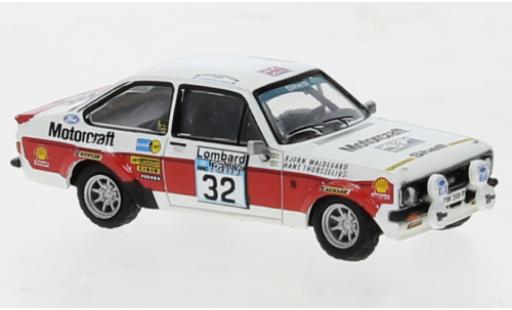 Coche miniatura Ford Escort 1/87 Brekina RS 1800 No.32 Rallye RAC Lombard 1976 Ford Escort 1/87 Brekina RS 1800 No.32 Rallye RAC Lombard 1976 coche miniatura