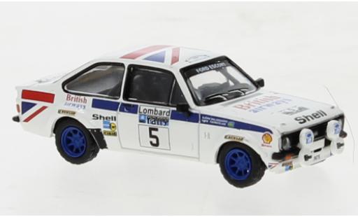 Coche miniatura Ford Escort 1/87 Brekina RS 1800 No.5 Rallye RAC Lombard 1977 Ford Escort 1/87 Brekina RS 1800 No.5 Rallye RAC Lombard 1977 coche miniatura