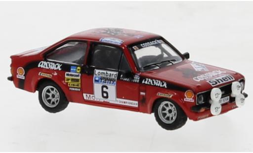 Coche miniatura Ford Escort 1/87 Brekina RS 1800 No.6 Rallye RAC Lombard 1976 Ford Escort 1/87 Brekina RS 1800 No.6 Rallye RAC Lombard 1976 coche miniatura