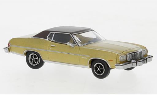 Ford Gran Torino 1/87 Brekina doré/matte-negro 1976 coche miniatura