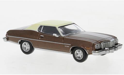 Coche miniatura Ford Gran Torino 1/87 Brekina metallise brun/beige 1976 Ford Gran Torino 1/87 Brekina metallise brun/beige 1976 coche miniatura