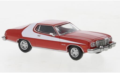Coche miniatura Ford Gran Torino 1/87 Brekina rouge/blanche 1976 Ford Gran Torino 1/87 Brekina rouge/blanche 1976 coche miniatura