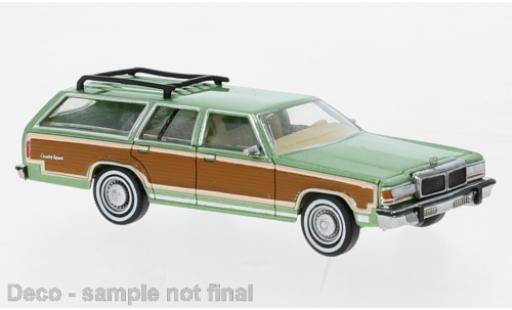 Coche miniatura Ford LTD 1/87 Brekina Country Squire metallise verde/Dekor 1979 Ford LTD 1/87 Brekina Country Squire metallise verde/Dekor 1979 coche miniatura