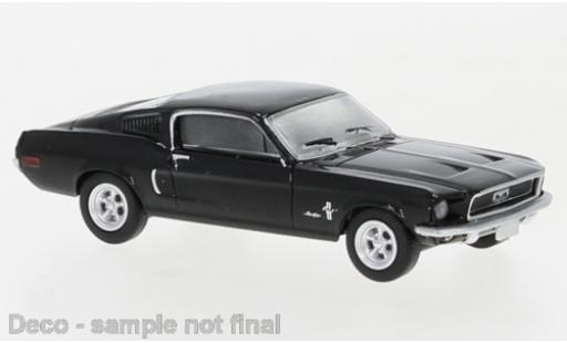 Coche miniatura Ford Mustang 1/87 Brekina Fastback negro 1968 Ford Mustang 1/87 Brekina Fastback negro 1968 coche miniatura