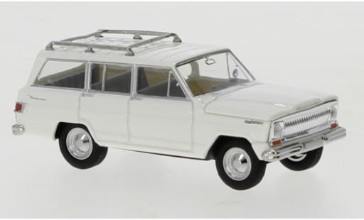 Coche miniatura Jeep Wagoneer 1/87 Brekina B blanche 1968 Jeep Wagoneer 1/87 Brekina B blanche 1968 coche miniatura