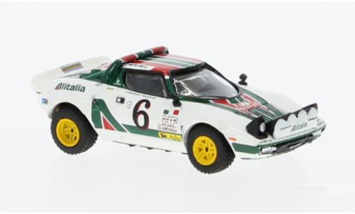 Lancia Stratos 1/87 Brekina HF No.6 Alitalia 1976 coche miniatura