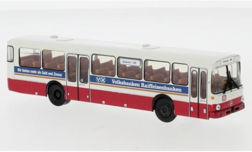 Mercedes CLA 1/87 Brekina O 307 Autobus interurbain blanche/rouge clair DB - V-R Banken 1982 coche miniatura