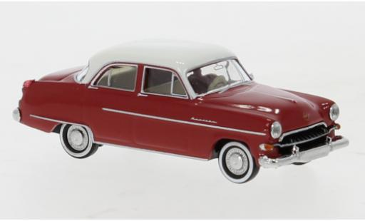 Opel Capitaine 1/87 Brekina rouge/blanche 1954 coche miniatura