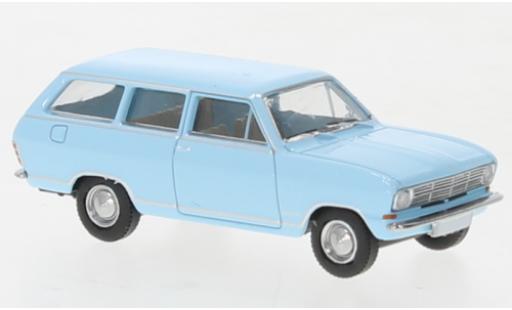 Opel Kadett 1/87 Brekina B Caravan azul clair 1965 coche miniatura