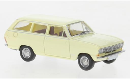 Opel Kadett 1/87 Brekina B Caravan amarillo clair 1965 coche miniatura