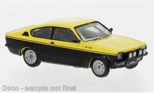 Opel Kadett 1/87 Brekina C GT/E amarillo clair/negro 1974 coche miniatura