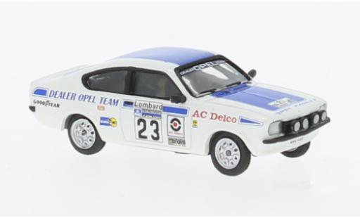 Coche miniatura Opel Kadett 1/87 Brekina C GT/E No.23 RAC Rallye 1976 Opel Kadett 1/87 Brekina C GT/E No.23 RAC Rallye 1976 coche miniatura
