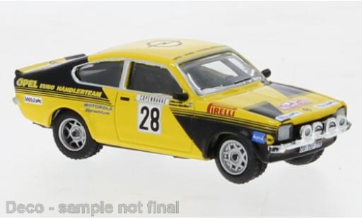 Opel Kadett 1/87 Brekina C GT/E No.28 Rallye Monte Carlo 1976 coche miniatura