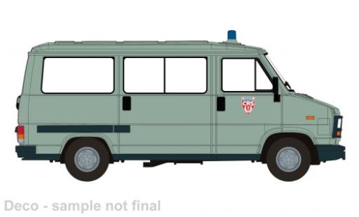 Peugeot J5 1/87 Brekina Bus Police CRS 1982 coche miniatura
