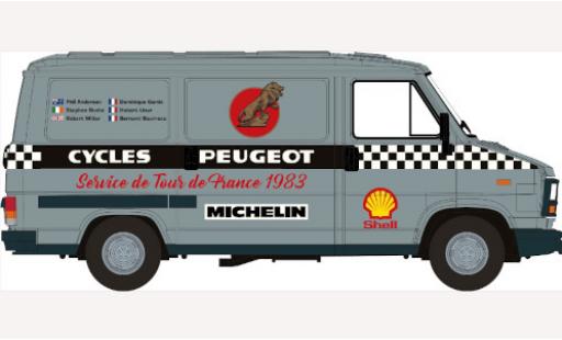 Coche miniatura Peugeot J5 1/87 Brekina fourgon TdF 1983 1982 Peugeot J5 1/87 Brekina fourgon TdF 1983 1982 coche miniatura