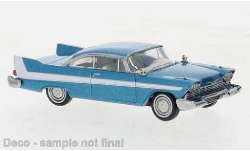 Coche miniatura Plymouth Fury 1/87 Brekina metallise azul 1958 Plymouth Fury 1/87 Brekina metallise azul 1958 coche miniatura
