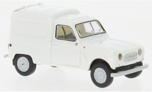 Renault 4 1/87 Brekina R Fourgonnette blanche 1961 coche miniatura