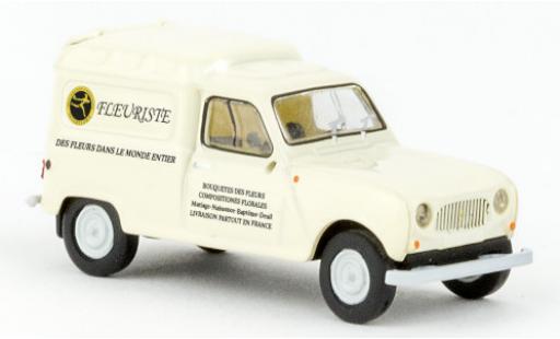 Coche miniatura Renault 4 1/87 Brekina R Fourgonnette Fleuriste (F) 1961 Renault 4 1/87 Brekina R Fourgonnette Fleuriste (F) 1961 coche miniatura