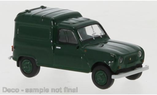 Coche miniatura Renault 4 1/87 Brekina R Fourgonnette verde foncé 1961 Renault 4 1/87 Brekina R Fourgonnette verde foncé 1961 coche miniatura