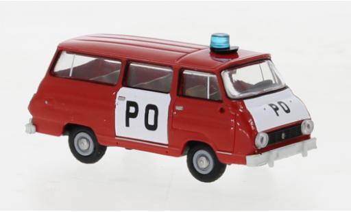 Coche miniatura Skoda 1203 1/87 Brekina bus rouge PO 1969 Skoda 1203 1/87 Brekina bus rouge PO 1969 coche miniatura