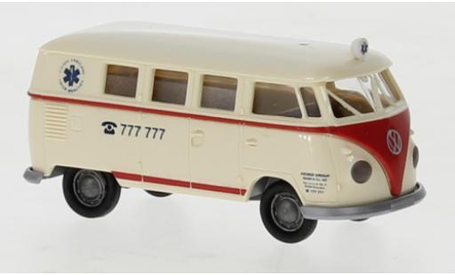 Coche miniatura Volkswagen T1 1/87 Brekina b camionnette Ambulance Aicher 1960 Volkswagen T1 1/87 Brekina b camionnette Ambulance Aicher 1960 coche miniatura