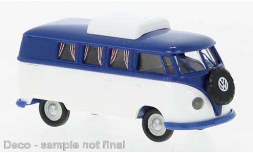 Coche miniatura Volkswagen T1 1/87 Brekina b Camper azul/blanco 1960 Volkswagen T1 1/87 Brekina b Camper azul/blanco 1960 coche miniatura