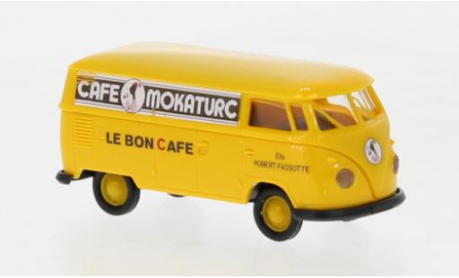 Coche miniatura Volkswagen T1 1/87 Brekina b fourgon Cafe Mokaturc 1960 Volkswagen T1 1/87 Brekina b fourgon Cafe Mokaturc 1960 coche miniatura