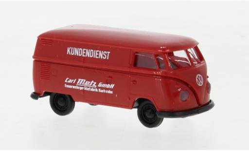 Coche miniatura Volkswagen T1 1/87 Brekina b fourgon Metz Feuerwehrgerätefabrik 1960 Volkswagen T1 1/87 Brekina b fourgon Metz Feuerwehrgerätefabrik 1960 coche miniatura