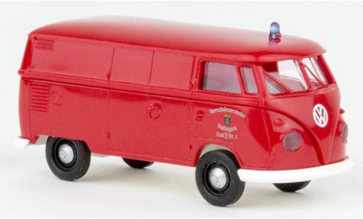 Coche miniatura Volkswagen T1 1/87 Brekina b fourgon pompiers Solingen 1960 Volkswagen T1 1/87 Brekina b fourgon pompiers Solingen 1960 coche miniatura