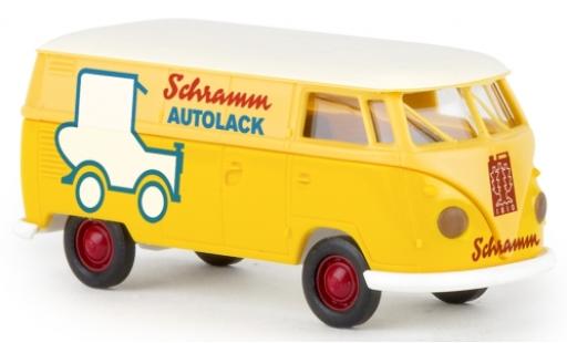 Coche miniatura Volkswagen T1 1/87 Brekina b fourgon Schramm Autolack Volkswagen T1 1/87 Brekina b fourgon Schramm Autolack coche miniatura
