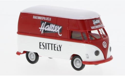 Coche miniatura Volkswagen T1 1/87 Brekina b Großraum-fourgon Halltex Esittely 1960 Volkswagen T1 1/87 Brekina b Großraum-fourgon Halltex Esittely 1960 coche miniatura