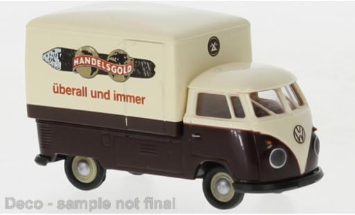 Coche miniatura Volkswagen T1 1/87 Brekina b Großraum-wagon conteneur grossiste d'or grossiste d'or 1960 Volkswagen T1 1/87 Brekina b Großraum-wagon conteneur grossiste d'or grossiste d'or 1960 coche miniatura