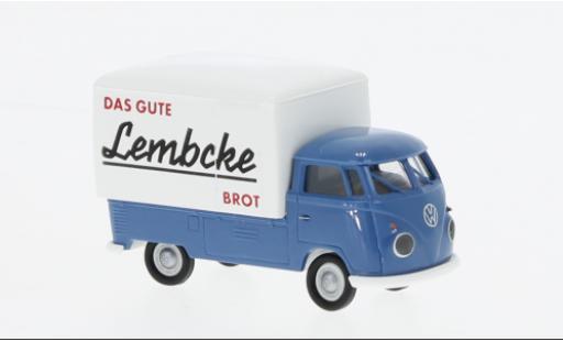 Coche miniatura Volkswagen T1 1/87 Brekina b Großraum-wagon conteneur Lembcke Brojo 1960 Volkswagen T1 1/87 Brekina b Großraum-wagon conteneur Lembcke Brojo 1960 coche miniatura