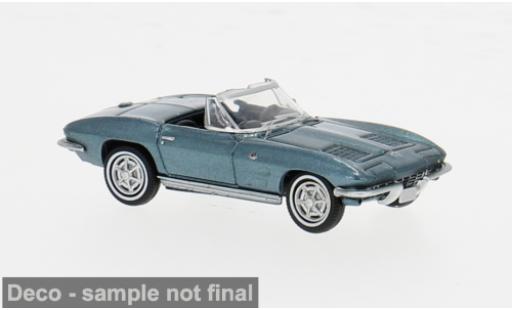 Coche miniatura Chevrolet Corvette 1/87 Brekina C2 Cabrio metallise grün 1962 1:87 Chevrolet Corvette 1/87 Brekina C2 Cabrio metallise grün 1962 1:87 coche miniatura