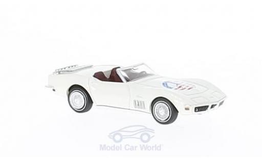 Coche miniatura Chevrolet Corvette C3 1/87 Brekina C3 Cabriolet blanco/Dekor Peace Chevrolet Corvette C3 1/87 Brekina C3 Cabriolet blanco/Dekor Peace coche miniatura